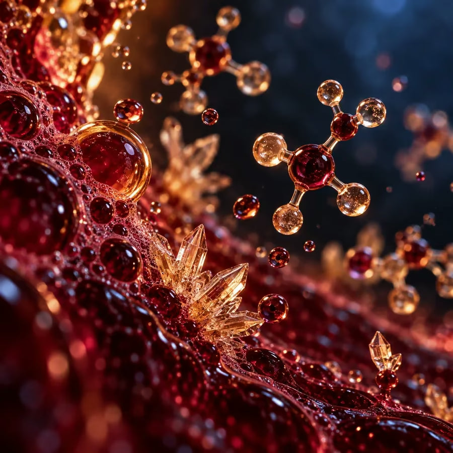 Conceptual view of organic acids, amino-acid-inspired forms and other fermentation compounds